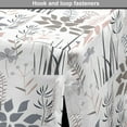 thumbnail image 4 of Botanic Dog Crate Cover, Floral Pattern of Leaves Doodle Flourishing Blossoms Bushes Herbs, Easy to Use Pet Kennel Cover Small Dogs Puppies Kittens, 7 Sizes, Mauve Taupe and Blue Grey, by Ambesonne, 4 of 6