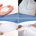 thumbnail image 3 of Small Trash Bags 2.6 Gallon - Bathroom Garbage Bag Biodegradable Kitchen Trash Can Liners Compostable Trash Bin Bags Plastic White Wastebasket Liners Mini Clear Trashbags for Office Dorm Bedroom Car, 3 of 8