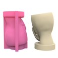 thumbnail image 4 of Succulent Plant Pots Silicone Mold Jewelry Storage Boxes Resin Mold DIY Face Holding Girl Flower Pot Pen Holder Mold, 4 of 4