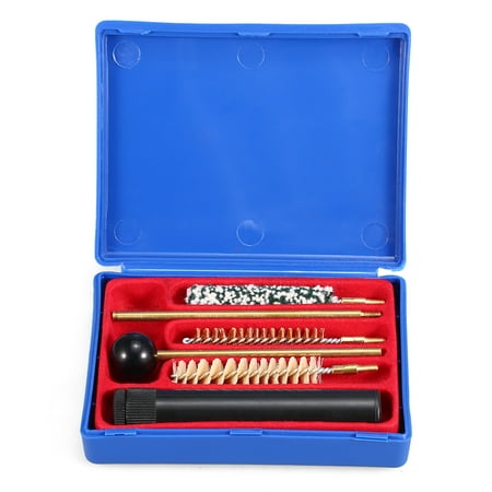 6 PCS Barrel Cleaning Kit .357/.38cal 9MM Brush Kit Gear Cleaning Tool Set with Storage