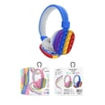 thumbnail image 2 of Auriculares Ajustables Con Cabeza De Burbuja De Empuje, Juguete Portátil De Descompresión De Silicona, Auriculares Estéreo Bluetooth Con Arcoíris Para Adultos Y Niños 2 En 1 Noticed EL016537-02, 2 of 5