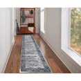 thumbnail image 2 of Linon Vintage Isfahan Power Loomed Microfiber Polyester 2'x10' Rug in Gray, 2 of 6