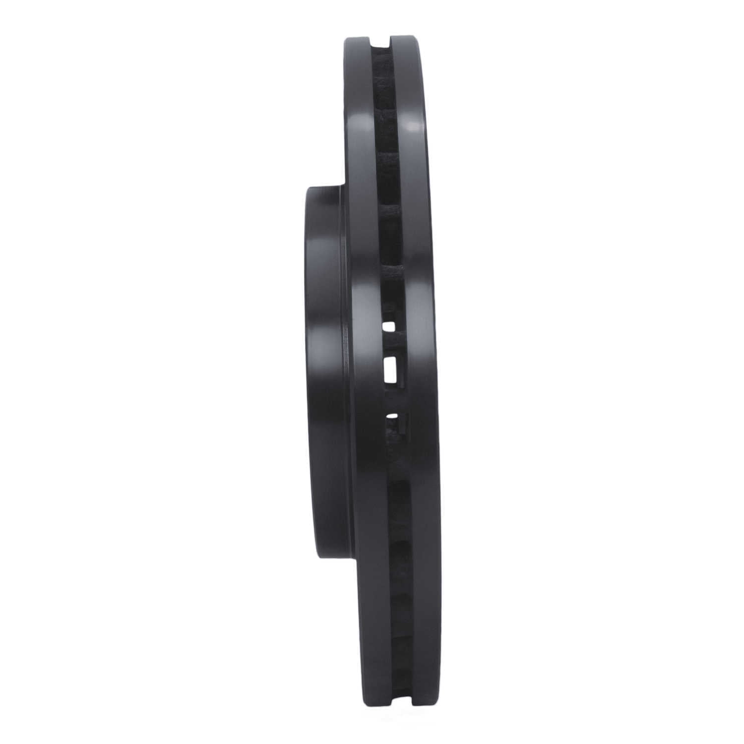 Dynamic Friction Company 633-76057L DFC Brake Rotor - Drilled And Slotted - Black