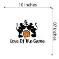 thumbnail image 4 of Children Love of the Game Active Sports Wall Decal Decoration Kids Basketball Lovers Motivational Wall Decal Lasts Years and Easily Removable - Size: 10 In(W) x 7 In(H), 4 of 5