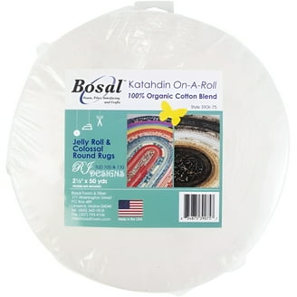 2 Roll Jelly Roll Batting Strips - 2.5" Wide Cotton Blend Quilt Batting For Rugs And Crafts