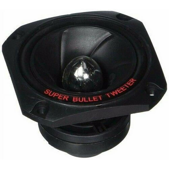 Mr. Dj TWS400 400W Max, TW Series 3.1" Square Super Piezo Bullet Compressor Tweeter