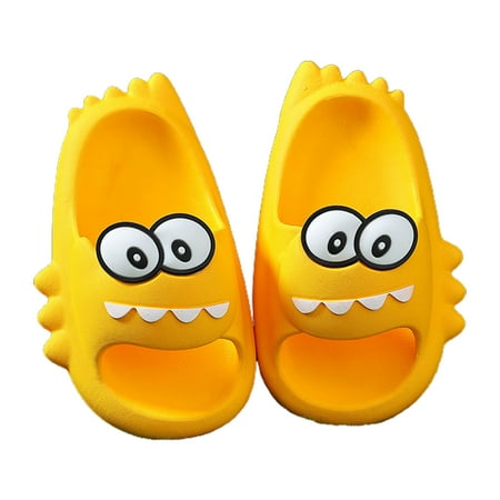 

huanledash Children Sandals 1Pair Baby Shoe Cartoon Dinosaur Unique EVA Children Sandal Beach Slipper for Summer
