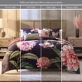 thumbnail image 3 of Bebejan Blush Serenade 5 Piece Comforter Set, King, 100% Cotton Sateen, Reversible, All Season, Cozy Comfort, 3 of 10