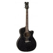 Dean Exotica Quilt Ash Acoustic/Electric - Trans Black