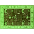 thumbnail image 1 of Ahgly Company Indoor Rectangle Oriental Green Industrial Area Rugs, 7' x 9', 1 of 4