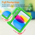 thumbnail image 5 of SUPNICE Kids Case with Built-in Screen Protector for New iPad 11-inch (A16) 2025 / iPad 10th Generation 2022(10.9 inch) with Shockproof Handle Stand Case for iPad 11/10.9 Inch,Green, 5 of 8