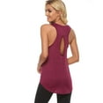 thumbnail image 4 of ICTIVE - Camiseta sin mangas para entrenamiento para mujer, sin mangas, para yoga, para mujer, de malla, con espalda cruzada Zhivalor HMJM391-2, 4 of 5