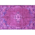 thumbnail image 1 of Ahgly Company Indoor Rectangle Persian Purple Traditional Area Rugs, 8' x 12', 1 of 4