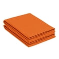 thumbnail image 2 of BNM Solid Flannel Cotton Pillowcases, Set of 2, King, Pumpkin, 2 of 4
