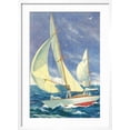 thumbnail image 2 of Art.com Fore-Deck Man, Yacht Racing Art Print, White Frame Wall Art, 21" x 29", 2 of 5