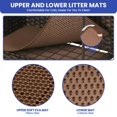 thumbnail image 4 of YITAHOME Cat Litter Box Enclosure with Soft Litter Mat, Hidden Litter Box Furniture Large Handwoven Rattan Cat House with Support Bars for Living Room, Bedroom, Balcony, 4 of 5