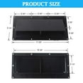 thumbnail image 2 of Gekufa RV Range Hood Vent Cover Black RV Stove Vent Cover/RV Exhaust Vent Cover (Include 10 Pcs Screws), 2 of 5