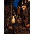 thumbnail image 5 of 11.8 Inch Halloween Vintage Patchwork Ghost Decor Outdoor, Outdoor Yard Stake for Porch Fall Figurine, 5 of 9