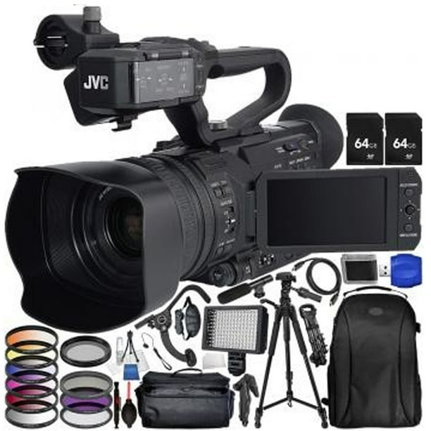 JVC GYHM250 UHD 4K Streaming Camcorder with Builtin LowerThirds