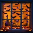 thumbnail image 2 of Shoreew Halloween Spider Bat Sticker Set with LED Lights Spooky Atmosphere Enhancer Indoor Outdoor Decorations, 2 of 7