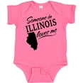 thumbnail image 3 of Inktastic Someone in Illinois Loves Me Boys or Girls Baby Bodysuit, 3 of 5