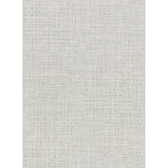 Warner Montgomery Light Grey Faux Grasscloth Wallpaper, 27-in by 27-ft, 60.8 sq. ft