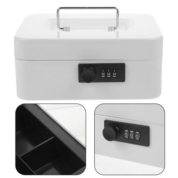 Hytrove 1Set Money Lock Boxes for Home Decoration 15.7X6.3X3.5in
