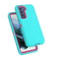 thumbnail image 7 of Galaxy S21 FE 5G Cases, Sturdy Case for Galaxy S21 FE 5G 6.4", Tekcoo Full-Body Heavy Duty Armor Hard Plastic & Shock Absorption Rubber Rugged Bumper 3-in-1 Case Cover -Mint, 7 of 7
