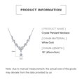 thumbnail image 2 of PAENENPH 14K Gold Natural Crystal Pendant Necklace for Women,Dainty Tear Drop Shape Crystal Statement Chain Necklace,Luxury Wedding Jewelry for Her, 2 of 7