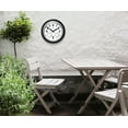 thumbnail image 7 of Infinity Instruments Forecaster Silver Outdoor Wall Clock with Hydrometer, 7 of 7