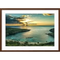 thumbnail image 2 of Art.com Sunrise over Hanauma Bay on Oahu, Hawaii Photographic Print by Leigh Anne Meeks, Brown Frame Wall Art, 29" x 21", 2 of 5
