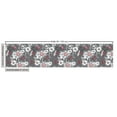 thumbnail image 3 of Ambesonne Floral Fabric by the Yard Upholstery, Blooming Spring Nature, 1 Yard, Pale Grey Vermilion Grey, 3 of 5