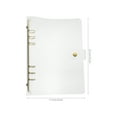 thumbnail image 2 of MasteelfCA Notebook Cover Binder Notebook Diary Journal Book Cover Notebook Shell, 2 of 7