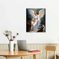 thumbnail image 2 of ONETECH Angel Poster Framed Vintage Wall Art For living room Artwork Guardian Angel Wall Decor Canvas For Painting Pictures Dcorations Famous Art Prints Framed (16x20 inch), 2 of 4