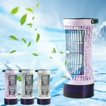 Fwttom Tower Fan - Quiet Desk Fan Humidifier Adjustable Wind Speed, Portable Personal Fan Large Battery Extra Long Time Working, Standing Fans That Blow Cold Air Fan for Bedroom, 10.6"