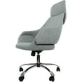 thumbnail image 2 of Hanover Bowen 17.25-22" Gas Lift, Wheeled Office Chair in Gray, 2 of 10