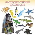 thumbnail image 2 of Figuras de animales marinos ArtCreativity Aquatic, paquete de 12 niños, 2 of 7