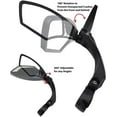 thumbnail image 4 of New Handlebar Bike Mirror, HD Blast-Resistant, Safe Crystal Clear Glass Mirror, Adjustable Rotatable Bike Mirror, Rearview Mirror, Bicycle Mirror, 4 of 9