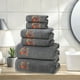 thumbnail image 5 of Juego de 6 Toallas de Algodón de Halloween En Gris | 2 Toallas de Baño, 2 Toallas de Mano y 2 Toallitas | Algodón Suave, Absorbente y Duradero | Toallas de Baño con Temática Navideña para Usar En Cas, 5 of 6