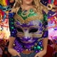 thumbnail image 1 of RKSTN Mardi Gras 3/4 Length Sleeve Womens Tops Oversized Crewneck Carnival Graphic Printed Three Quarter Sleeve T Shirt Women Casual Round Neck Funny Tuesday Carnival Party Loose Short Sleeve Shirt, 1 of 6