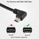 thumbnail image 2 of Cable CERRXIAN Mini USB 2.0 de 90 grados tipo A a Mini B de 5 pines y 30 cm, 2 of 7