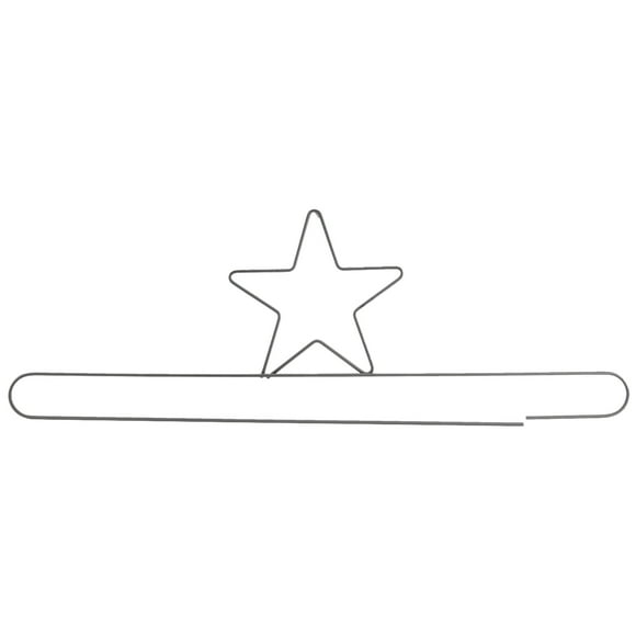 Split Bottom Fabric Holder 24"-Star
