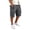 AS25_Dark Gray, variant on Twill Cargo Shorts Men Casual Cotton Classic Bermuda Shorts with Pockets Drawstring Comfort Big and Tall Short Light Gray S