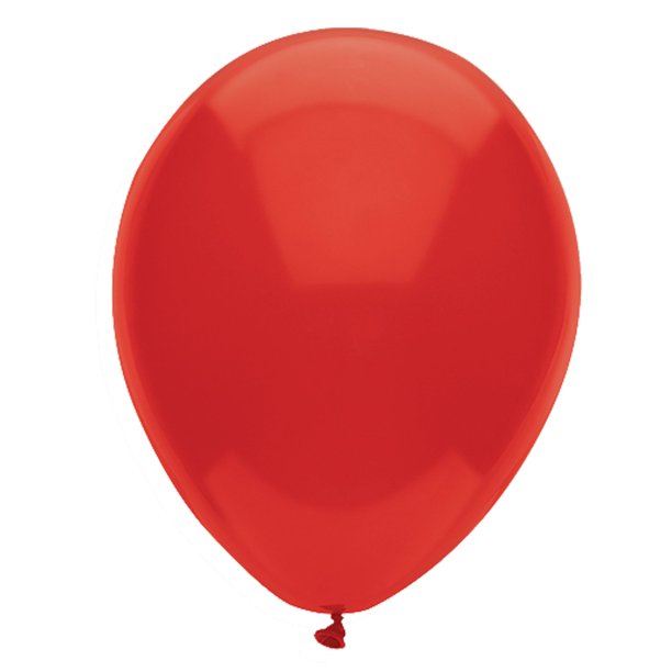 Pioneer Balloon 11" Round Latex Balloons, Real Red, 100 Pack -