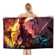 thumbnail image 1 of Grandes Héroes Toalla de playa de secado rápido con diseño temático, regalo para mujeres y niñas, ideal para cumpleaños, fans, amantes de la música, uso en la playa o al aire libre, 78 × 150 cm, 1 of 6