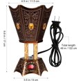 thumbnail image 3 of Generic Bakhoor Incense Burner Electric Middle Eastern Style Metal Incense Burner US Plug for Home Yoga Decor (Copper), 3 of 8
