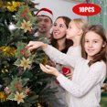 thumbnail image 1 of Puntoco Agujas de pino de Navidad Simulación de frutos rojos Accesorios de flores de Navidad Manchas Árbol de Navidad Caja de Navidad Decoración Manualidades, 1 of 6
