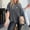 Black Women Clothing, variant on Fashion Oversized Stud Rivet Shirts Going Out Tops for Women Solid Tee Tops Batwing Sleeve Crewneck Tee Tops for Women Up to 60% Off Casual Daily Wear