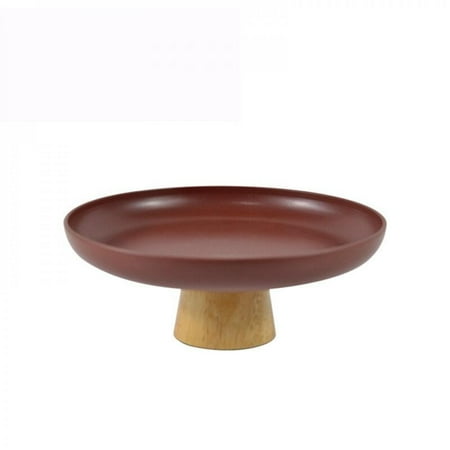 

[CLEARANCE PRICE]Simple round Solid Wood Base Tray Living Room Fruit And Vegetable Storage Tray Desktop Small Object Storage Tray