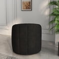 thumbnail image 3 of SEYNAR Mid Century Pumpkin-Designed Swivel Cuddle Barrel Sofa Chairs,360 Degree Swivel Armchairs for Living Room, 3 of 10